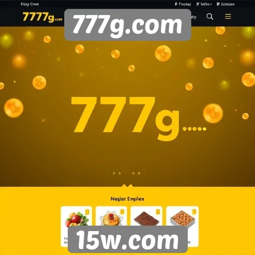 Interface do usuário do 777g.com é amigável e intuitiva